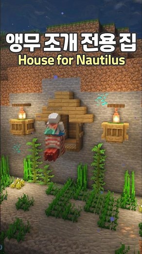 Underwater House for Nautilus 🌊🏠 #minecraft