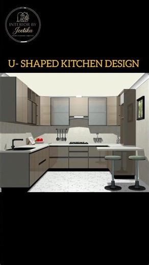 “U Shaped Modular Kitchen Design 2026 🔥 | Modern Kitchen Ideas | Small Space Kitchen Design