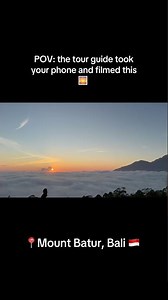 POV: The Tour Guide Took Your Phone and Filmed This 🌅🇮🇩