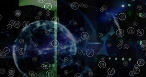 Animation Network Connections Globe Over Computer Stock Footage Video (100% Royalty-free) 3627039249 | Shutterstock