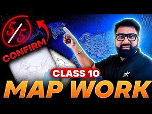 Complete Map Work for Class 10th || Score 5 Marks in 45Minutes || SST 2024-25 || Gautam Lakhani