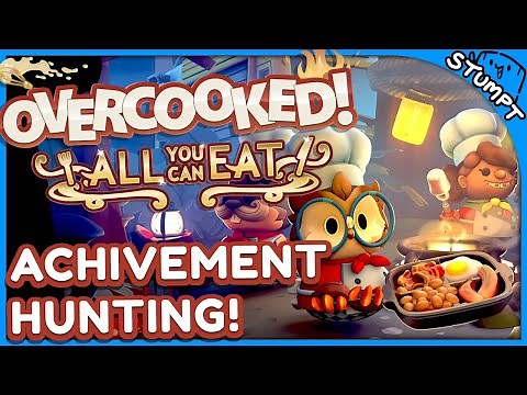 ACHIEVEMENT HUNTING! - Overcooked All You Can Eat (4-Player Gameplay)