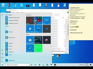 كيفية تنزيل/استخدام برنامج فليكس وبايسون - Install/Use GNU flex/bison [Arabic]