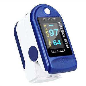 Easy@Home Fingertip Pulse Oximeter with SpO2 Blood Oxygen and Heart Rate Monitor, LED Display