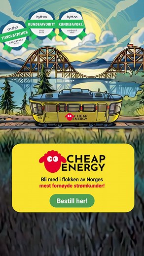 Kundefavoritt 5 måneder på rad 🔥 Våre strømavtaler fungerer med Norgespris – enkelt, smart og billig 👊 | Cheap Energy