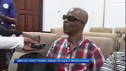 WATCH || Computer literacy training launched for visually impaired persons | Department of Public Information | Facebook