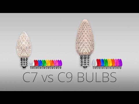 A Bright Choice: Comparing C9 and C7 Christmas Light Bulbs