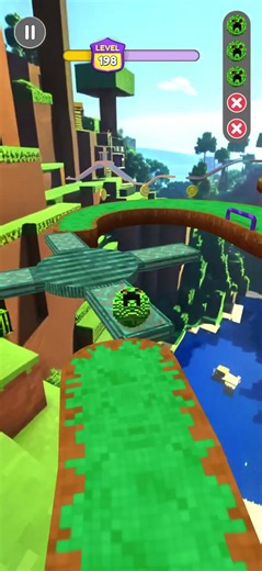 Ola Playing Relaxing Ball Gameplay in Going Balls Level 198