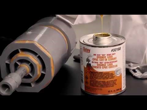 Oatey® Orange Lava CPVC Hot Cut In Cement