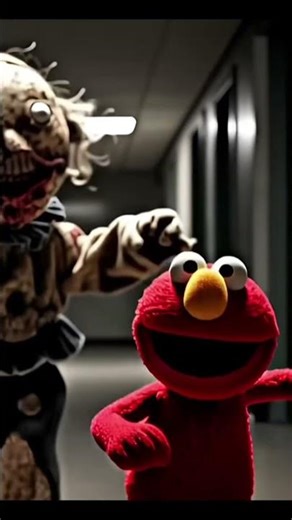 Zombie Muppet Chases Elmo | #elmo #shorts