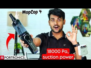 Portronics MopCop 4 Vacuum cleaner & blower | Review and unboxing | techie vsk