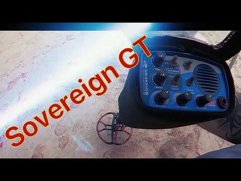 Sovereign GT, NEL 12x13 Tornado Coil Beach Metal Detecting