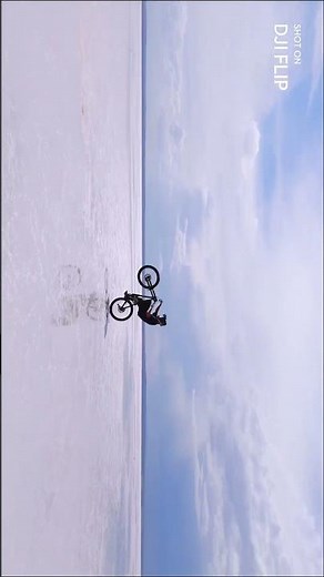 🚴 Epic Under-Bike Drone Shot | DJI Flip Fly-Through Trick