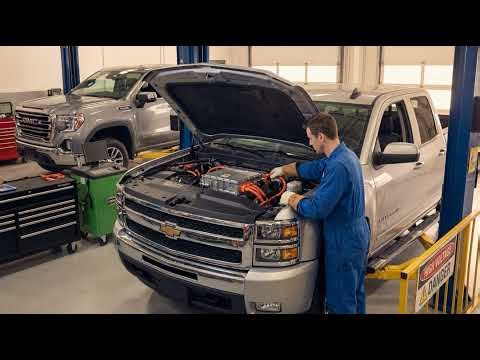 Hybrid Battery Inverter Removal on Chevy GMC Truck