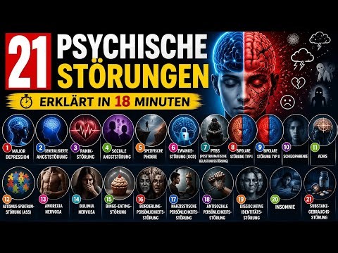 21 Psychische Störungen erklärt | Symptome, Ursachen & Behandlung
