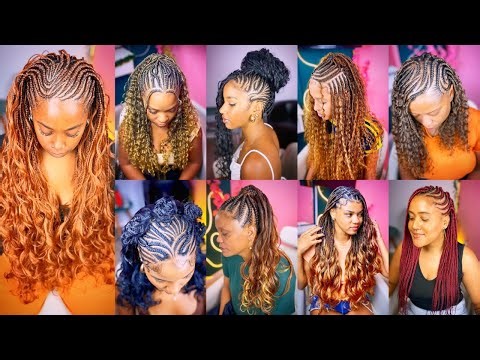 🔥New & Latest Braiding Hair Hairstyles for Black Women 2025 #1 | 50 + Braiding Hair Hairstyle Ideas💯