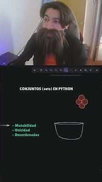 Que es un conjunto en python TE LO EXPLICO! #python