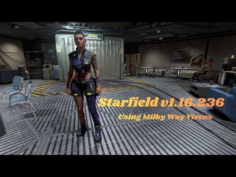 Starfield v1.16.236 - Using Milky Way Vixens - Side questing in New Atlantis with new mod list -