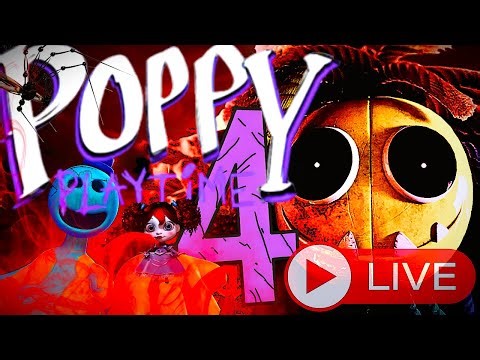Poppy Playtime Chapter 4 - Safe Haven FULL WALKTHROUGH 🔴 LIVE