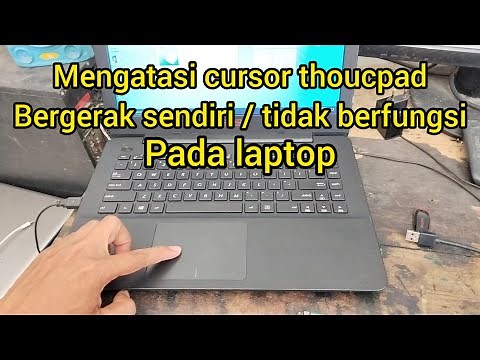 How to fix a laptop touchpad cursor that moves by itself/doesn't work