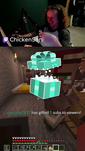 Never Gift Subs in My Minecraft Streams 💀 #shorts