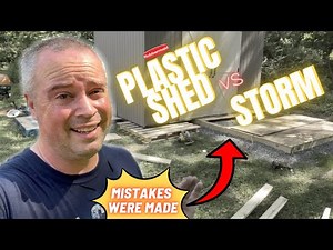 DIY Plastic Shed From Home Depot Might Get TRASHED!