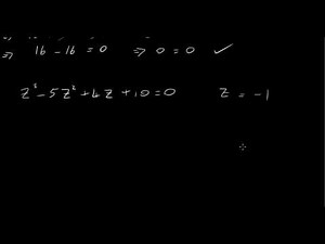 Complex numbers polynomials with complex roots