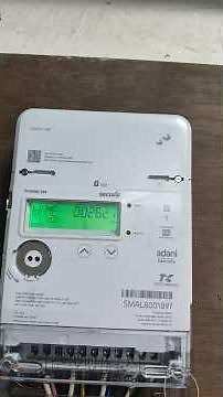 how to take Adani Smart meter reading #adani #meter #eletrical #digitalmeter #utilitymeters
