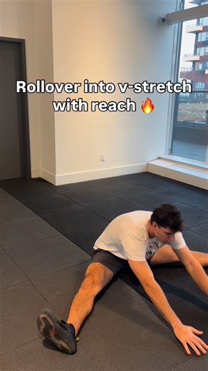 Andre | Athletic Strength Coach | This exercise builds great mobility👇🏼 The rollover into v-stretch with reach opens up your hips, gets your core working the way it should,... | Instagram