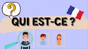 Let's play a guessing game in French to practice your French listening comprehension and also reading comprehension. C'est parti ! 📖 LEARN FRENCH WITH NATIVE TUTOR Book 30 mins trial session with a native French tutor on LanguaTalk : https://bit.ly/3yh2wGX PRACTICE DELF ON LEARN TO FRENCH: https://learntofrench.com/category/prepare-delf-dalf/ #french #learnfrench #frenchteacher #learntofrench Don't forget to like and subscribe ♥ N'oubliez pas d'aimer la vidéo et de vous abonner à Learn To Frenc