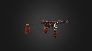 KOS Custom SMG - 3D model by gootahba