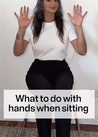 Proper Hand Placement for Confidence When Sitting