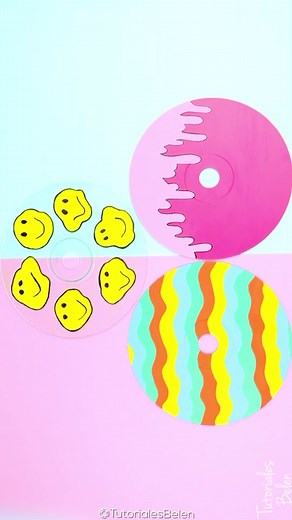 Decora tu habitación con💿 Más ideas en mi canal de YouTube #habitacion #cd #cds #habitaciones #pintura #pintando #cuarto #decoracion #pinturaacrilica