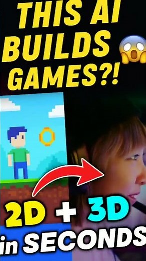This AI Builds Games in 10 Seconds?! 🤯 2D + 3D without Coding
