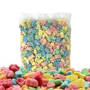 Halal Sour Neon Bears Gummy Candy, Halal 5lb Bulk Candy Bag, Mouth Watering Sour Gummy Candy, Assorted Fruit Flavors Gummies, Tasty Halal Gummies & Candy Gift Party Size for All Occasions
