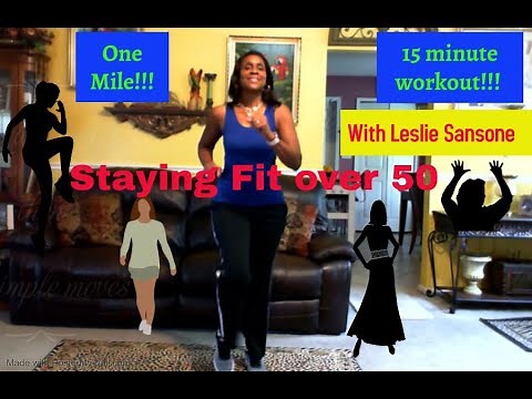 How I Stay Fit Over 50 (Walking With Leslie Sansone) One Mile Walk