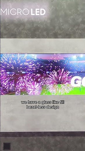 Check out the Transparent Micro LED screen with our #CES2024 expert. Small LEDs, big deal.