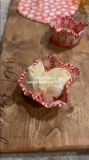Holiday Peppermint Bowls ✨ #peppermint #diy #christmas #christmasdecoration