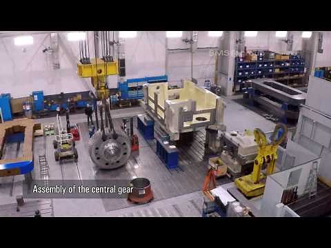 SMS group - Design and assembly of a radial gear unit for a forging plant