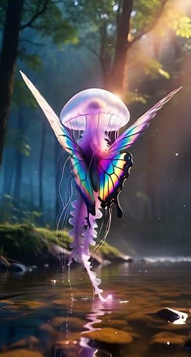 3 Hybrid Animal Transformations in 4K 60FPS Hippo+Mouse, Butterfly+Jellyfish, Panther+Chameleon