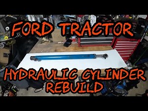 #444 OLD Ford Tractor Hydraulic Cylinder Rebuild