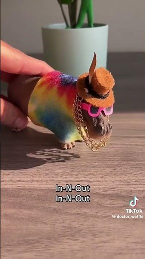 Dripped out hippo, nickname "Drippo"