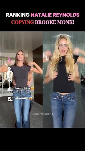 Ranking Natalie Reynolds Copying Brooke Monk!