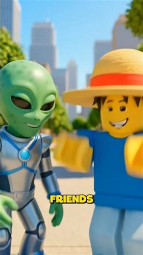 What if aliens landed and gave us everything? #robloxanimation #roblox #robloxedit