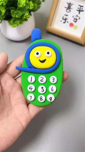 Create a Clay Telephone for New Year's Celebration
