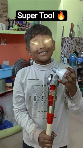 Genius DIY Tool to Fix LED Bulbs at Height Without a Chair #diy #tricks #tools #funny #lifehacks