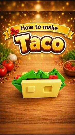 How to make Taco in craft food Roblox #rblx