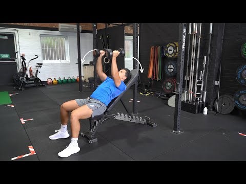 Dumbbell Fly Incline Bench Press | Chest | Strength and Conditioning Exercises