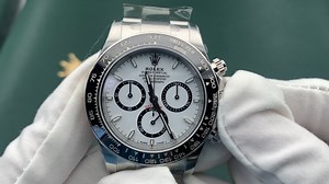 Clean Factory Rolex Daytona 126500LN 40mm White Panda Dial, Black Ceramic Bezel