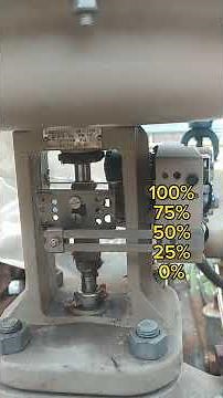 HOW TO SIMULATION OPEN CLOSE LINIER CONTROL VALVE SAMSON 3241 PART 1